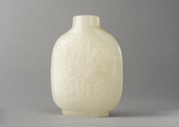 Jade snuff bottle , China, Qing dynasty, 1644-1911. Creator: Unknown.