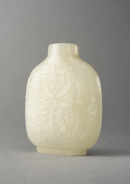 Jade snuff bottle , China, Qing dynasty, 1644-1911. Creator: Unknown.
