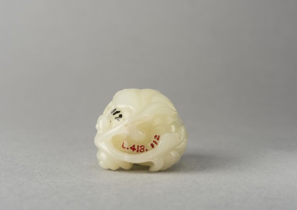 Jade snuff bottle, China, Qing dynasty, 1644-1911. Creator: Unknown.