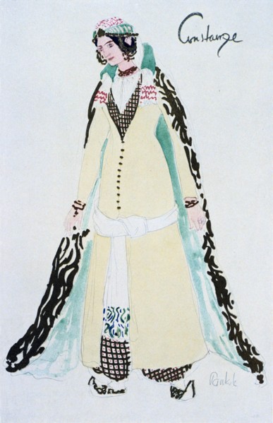 Costume for Constanze, c1913. Artist: Unknown