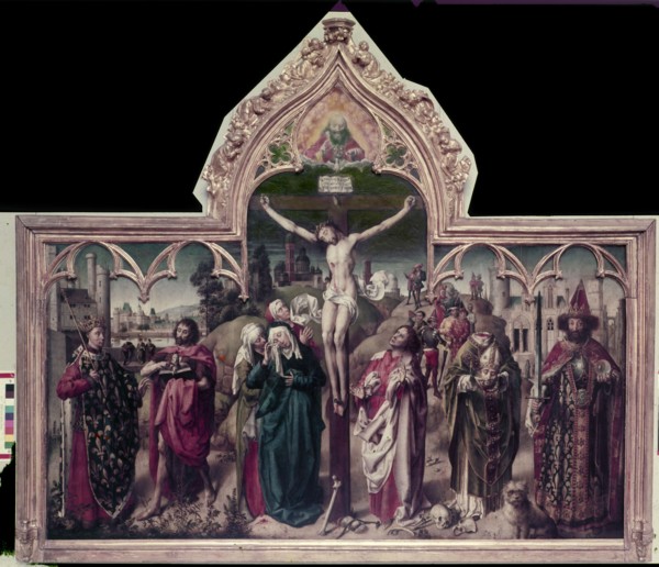 Altarpiece of the Parliament of Paris, c1452. Artist: Anon