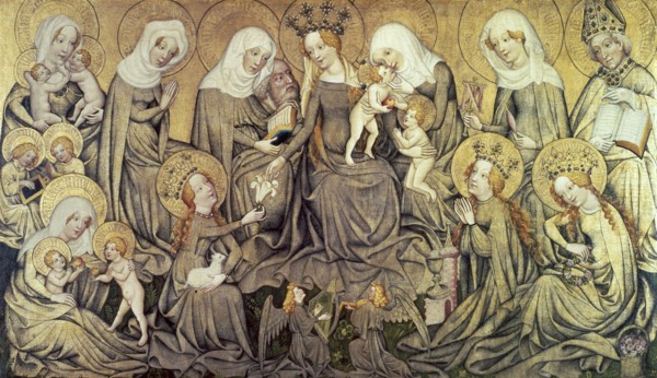 Centre panel of the Ortenberg Altarpiece, c1410-1420. Artist: Master of the Ortenberg Altar