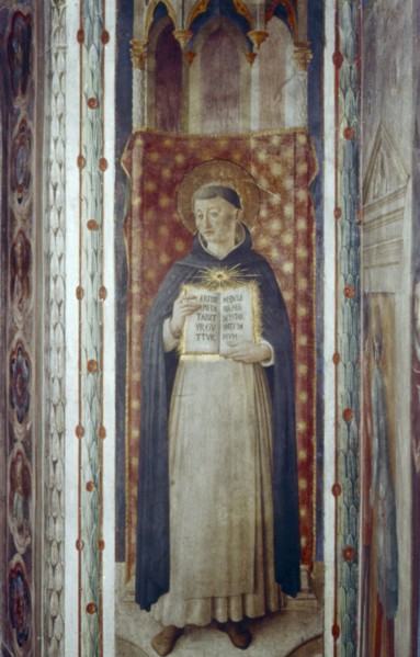 'St Thomas Aquinas', mid 15th century. Artist: Fra Angelico