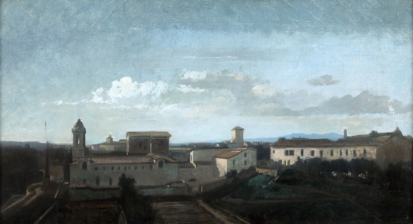 The Church of La Trinite des Monts, Rome, 19th century. Artist: Antoine Auguste Ernest Hebert
