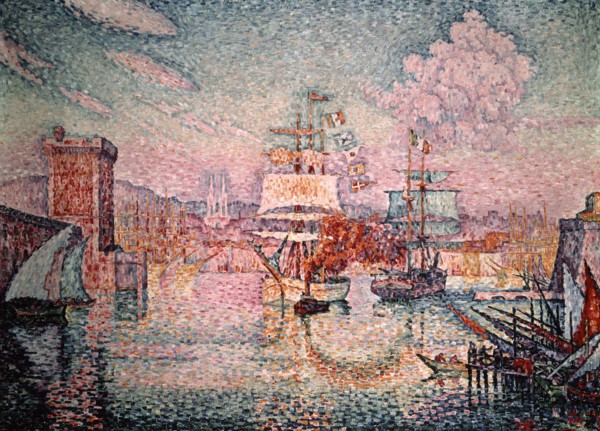'Entrance to the Port of Marseilles', 1911. Artist: Paul Signac