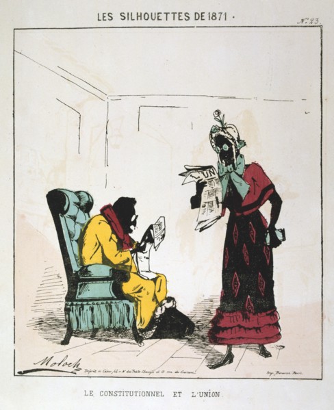 'Le Constitutionnel et L'Union', 1871. Artist: Moloch