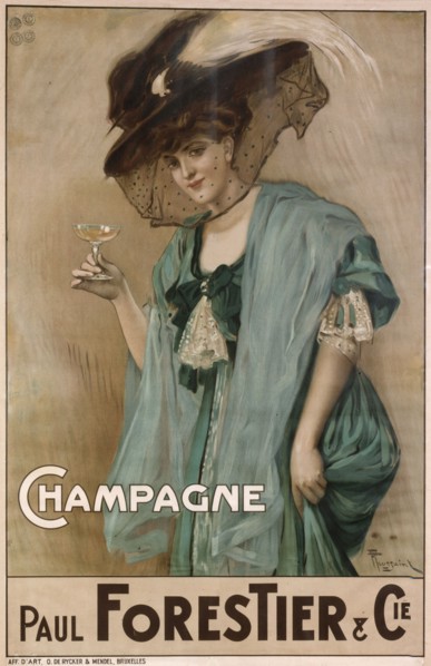 'Champagne', 19th century.  Creator: Nicolas-Toussaint Charlet.