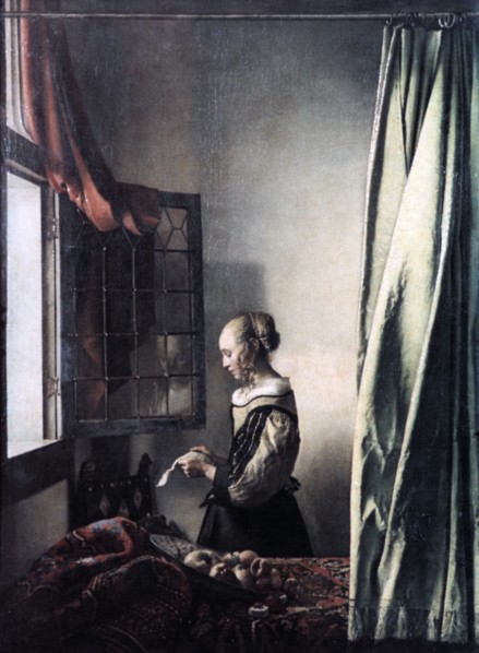 'Girl Reading a Letter at an Open Window', c1657. Artist: Jan Vermeer