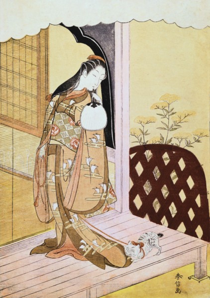 'The Princess Nyosan', 1765. Artist: Suzuki Harunobu