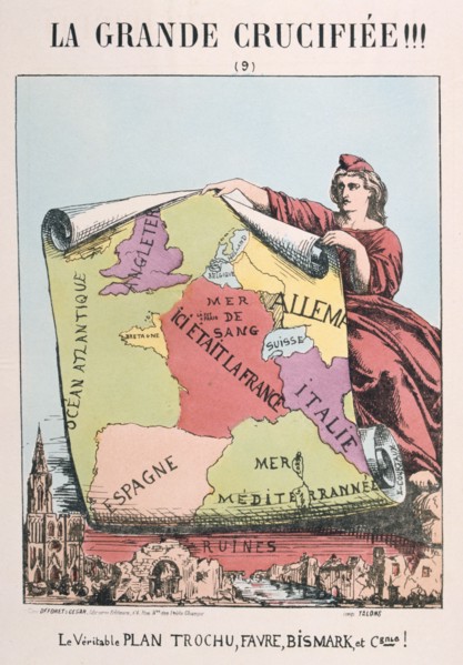 Allegory of Republican France, 1871.  Artist: E Courtaux