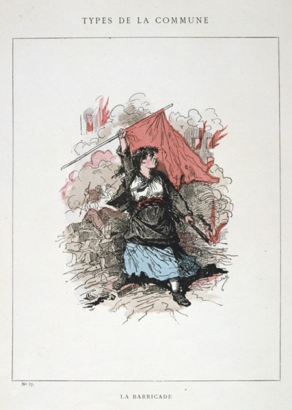 'La Barricade', Paris Commune, 1871. Artist: Anon