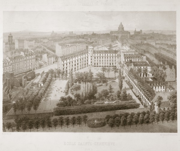 Ecole Sainte Genevieve, Paris, 1867. Artist: Anon
