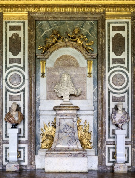 Bust of Louis XIV, Salon de Diane, Grand Apartment, Chateau de Versailles, France, 17th century. Artist: Gian Lorenzo Bernini