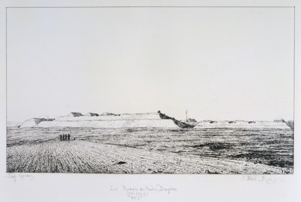 La Redoute des Haute Brugeres, Siege of Paris, 1870-1871. Artist: Paul Roux