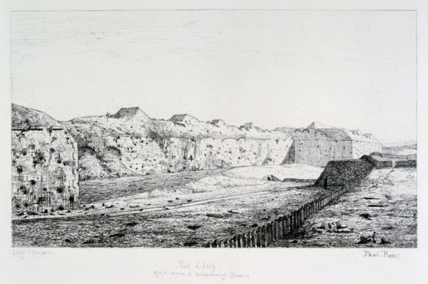 Fort d'Issy, Siege of Paris, 1870-1871. Artist: Paul Roux