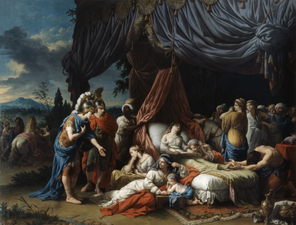 'The Death of the Woman of Darius', 1785. Artist: Louis Jean Francois Lagrenee