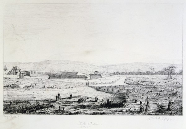Porte d'Auteuil, Siege of Paris, 1870-1871. Artist: Paul Roux