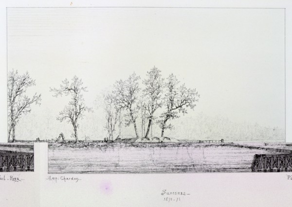 Suresnes, Siege of Paris, 1870-1871. Artist: Paul Roux