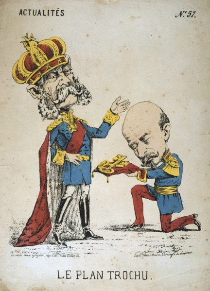 'Le Plan Trochu', 1870-1871. Artist: Anon