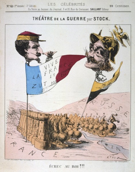 'Echec au Roi', Franco-Prussian War, 1870-1871.  Artist: Anon