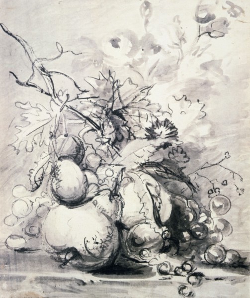 'Still Life of Fruit', (1700 - 1749?).  Artist: Jan van Huysum