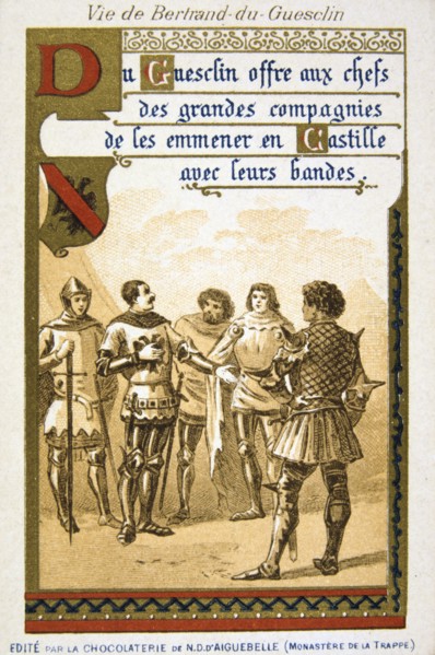Scene from the life of Bertrand du Guesclin, (19th century). Artist: Unknown