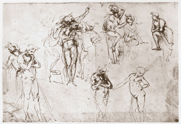 'The Adoration of the Kings', c1481. Artist: Leonardo da Vinci
