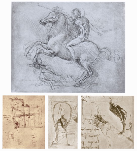 'The Sforza Monument', c1488-1493. Artist: Leonardo da Vinci