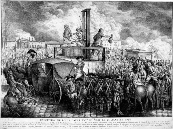 Execution of Louis XVI, 1793. Artist: Unknown