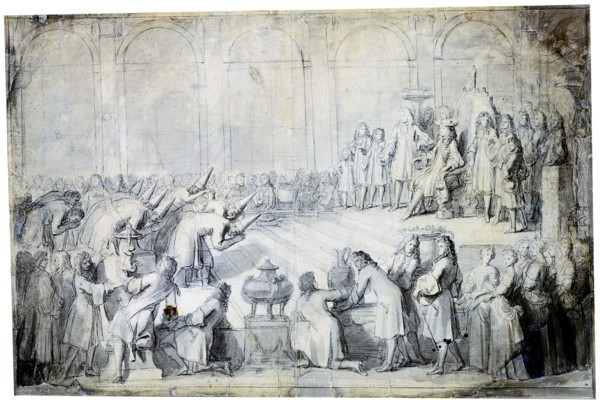 ''The Siamese Ambassadors before the King', 1686. Artist: Charles le Brun