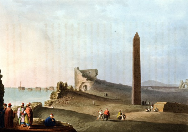 'Obelisks at Alexandria called Cleopatra's Needles', 1802. Artist: Unknown