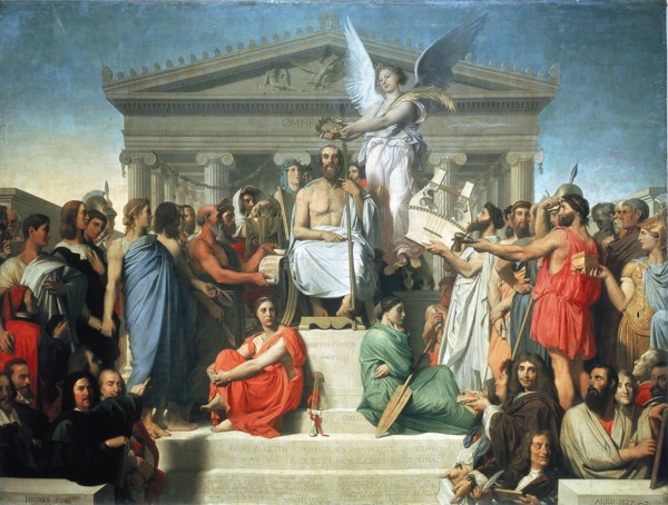 'The Apotheosis of Homer', 1827. Artist: Jean-Auguste-Dominique Ingres