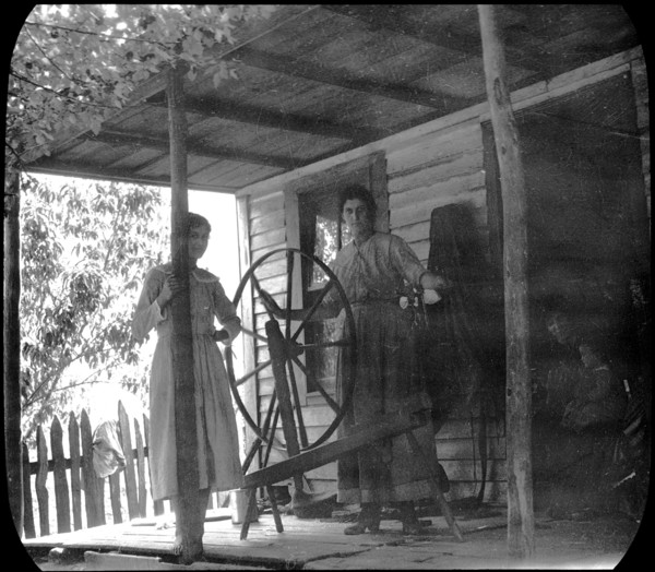 Spinning, Appalachia, USA, c1917. Artist: Cecil Sharp