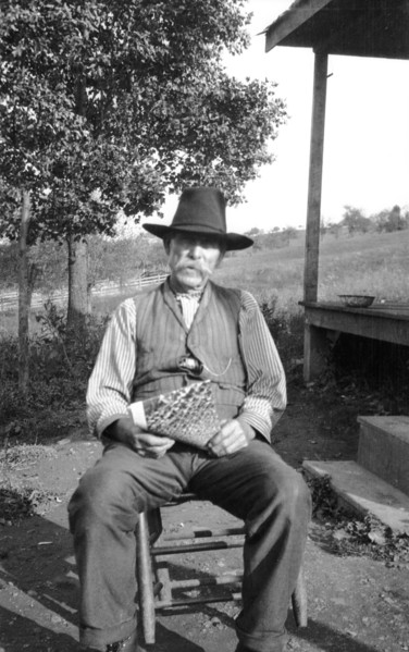 Jasper Robertson, Burnsville, Yancey County, North Carolina, USA, 1916-1918.  Artist: Cecil Sharp