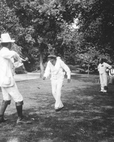 Bampton Morris Dancers, Oxfordshire, Whit Monday, 5 June 1911. Artist: Cecil Sharp