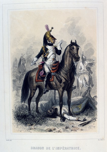 'Dragon de L'Imperatice', (Light Dragoons), 1859.  Artist: Auguste Raffet