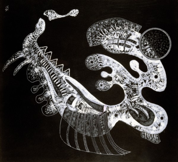 'Black and White', 20th Century. Artist: Vassily Kandinsky