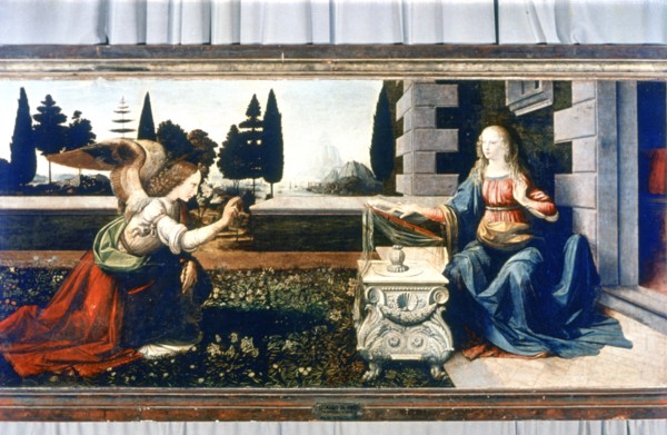 'The Annunciation', 1472-1475. Artist: Leonardo da Vinci