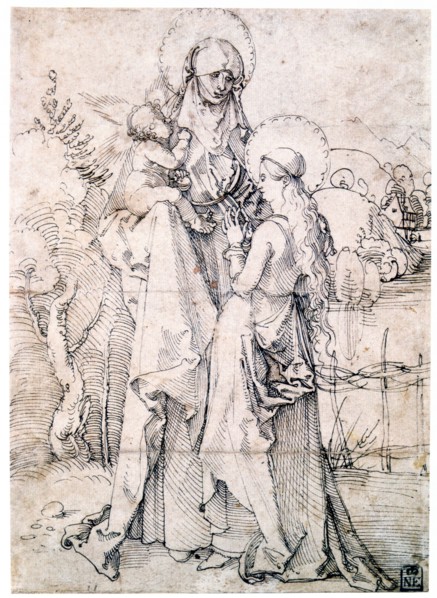 'Saint Anne with Child and Virgin Mary', c1500. Artist: Albrecht Dürer
