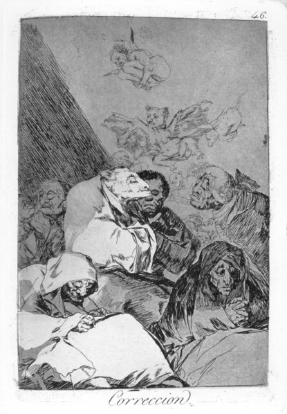 'Correction', 1799. Artist: Francisco Goya