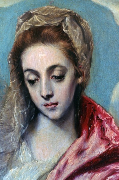 'Holy Family with St Anne' (detail), c1590-1595. Artist: El Greco