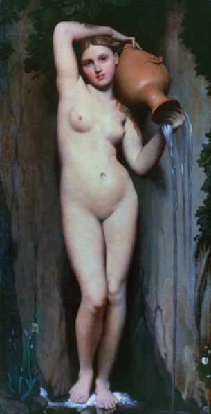 'The Source', 1856. Artist: Jean-Auguste-Dominique Ingres