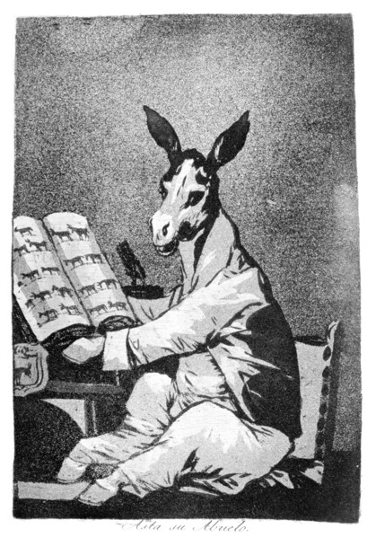 'As far back as his Grandfather', 1799. Artist: Francisco Goya