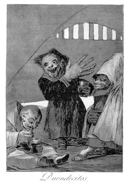 'Hobgoblins', 1799. Artist: Francisco Goya