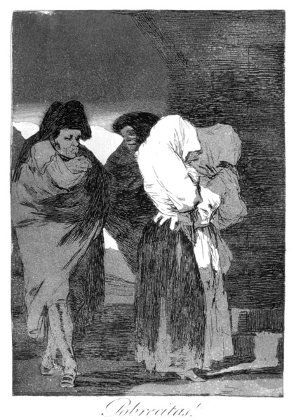 'Poor little girls!', 1799. Artist: Francisco Goya
