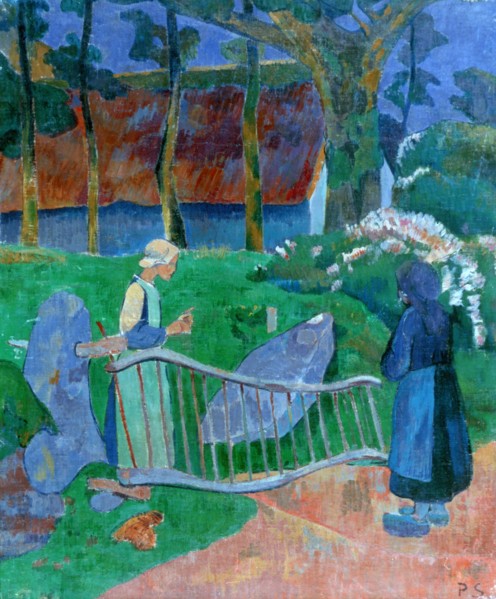 'The Flowered Gate', 1889.  Artist: Paul Serusier