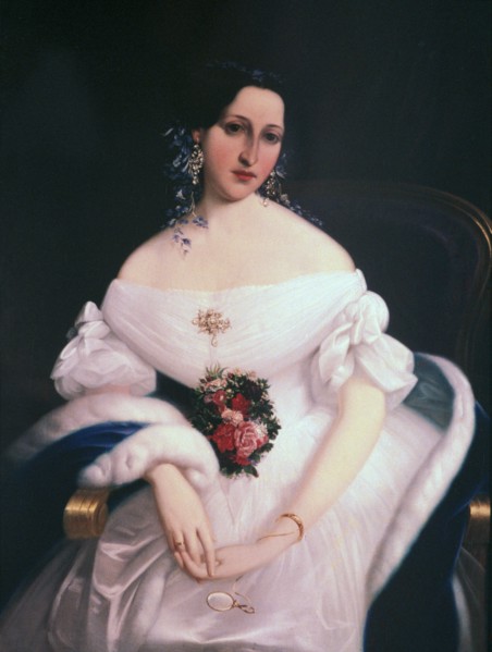 'Luisa Pesjak', c1835. Artist: Mihael Stroj
