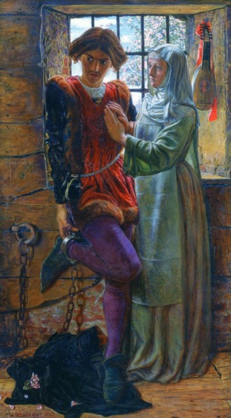 'Claudio and Isabella', 1850. Artist: William Holman Hunt