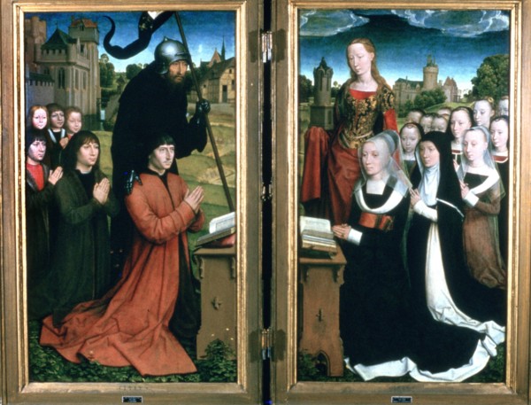 'Triptych of the Family Moreel', 1484. Artist: Hans Memling
