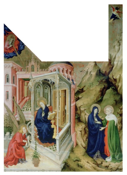 'Annunciation and Visitation', 1394-1399. Artist: Melchior Broederlam